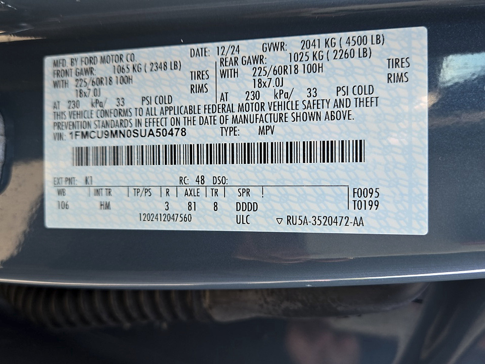Certified 2025 Ford Escape ST-Line w/ Cold Weather Package AWD/4WD image 25