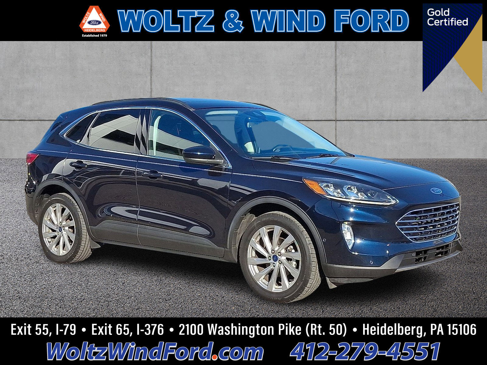 Certified 2021 Ford Escape Titanium w/ Titanium Elite Package