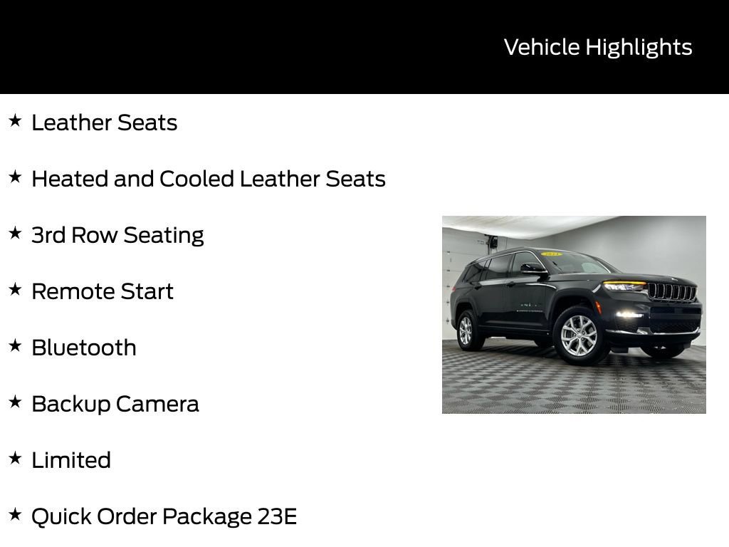 Used 2024 Jeep Grand Cherokee L Limited w/ Luxury Tech Group II image 11