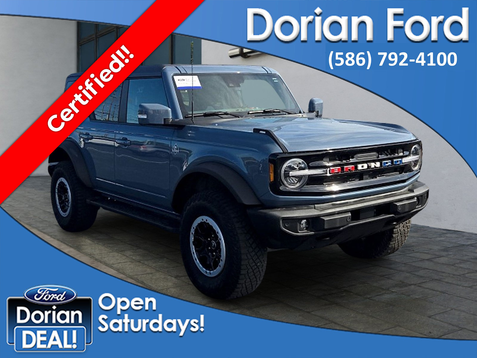 Certified 2023 Ford Bronco Outer Banks w/ Sasquatch Package