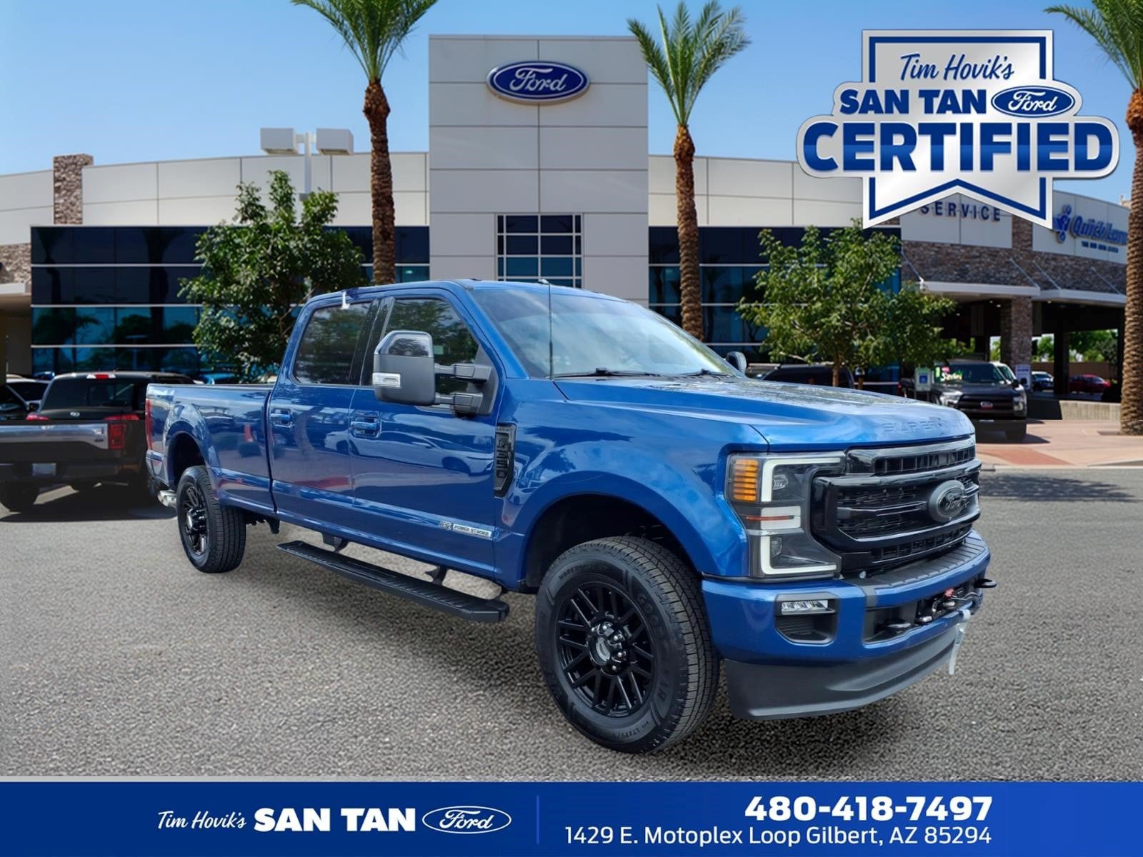 Certified 2022 Ford F350 Lariat w/ Black Appearance Package