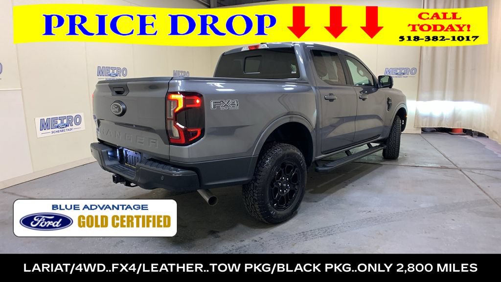 Certified 2025 Ford Ranger Lariat w/ FX4 Off-Road Package AWD/4WD image 3