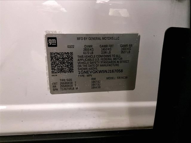Used 2022 Chevrolet Traverse LT AWD/4WD image 33