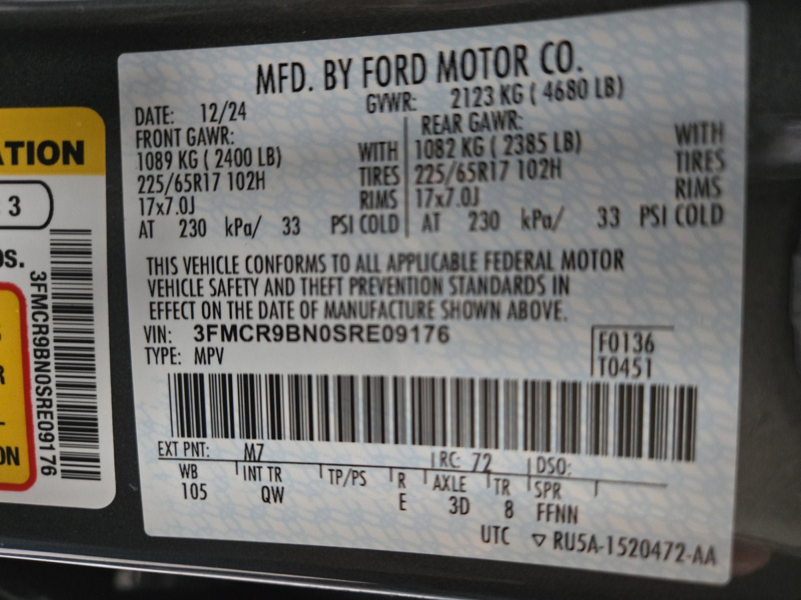 Certified 2025 Ford Bronco Sport Big Bend AWD/4WD image 28