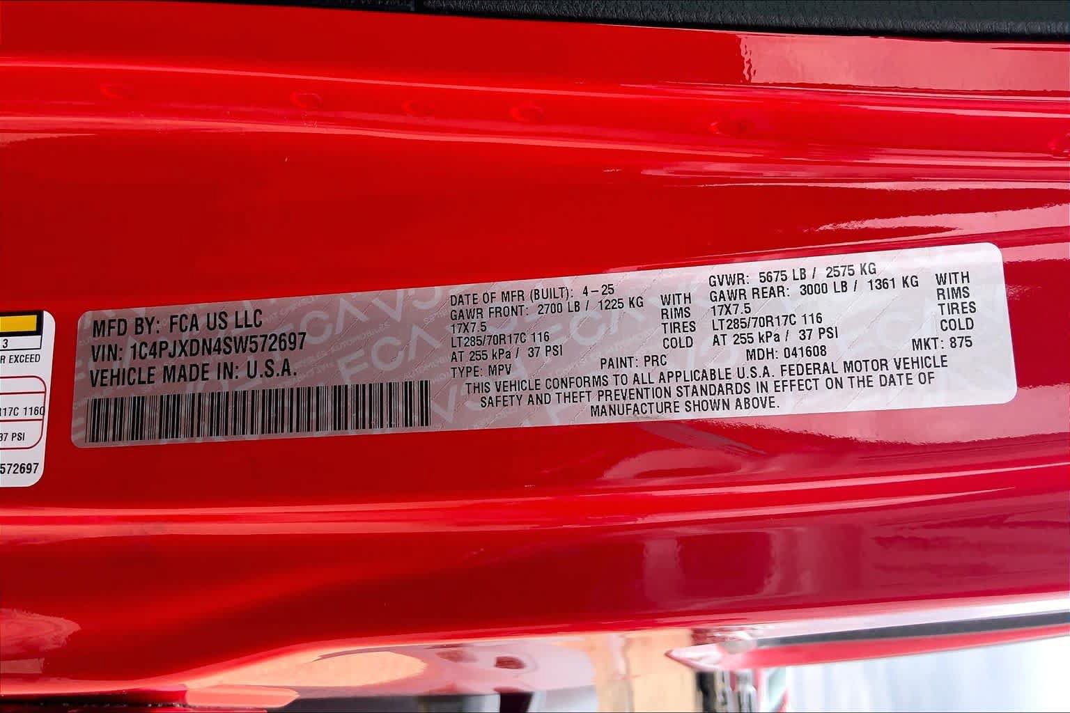 Used 2025 Jeep Wrangler Unlimited Sport AWD/4WD image 37