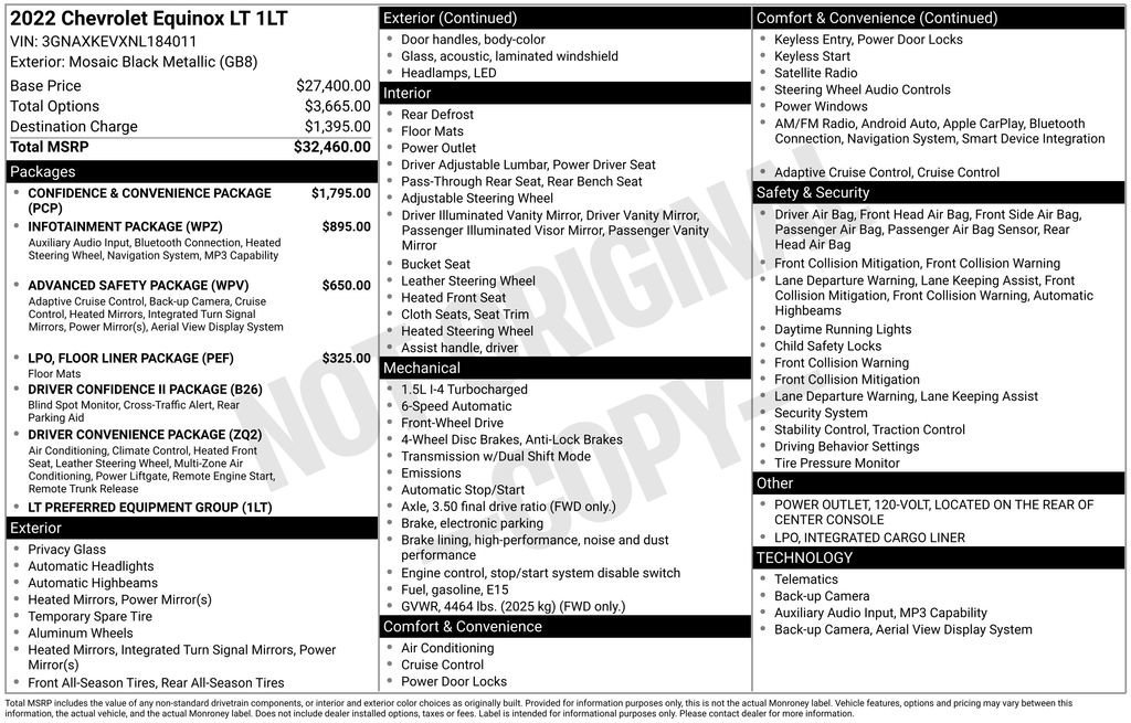 Used 2022 Chevrolet Equinox LT image 32