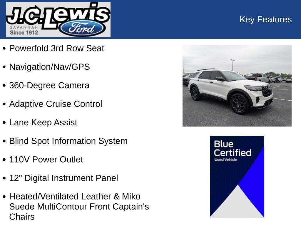 Certified 2026 Ford Explorer ST w/ Sun And Sound Package image 36