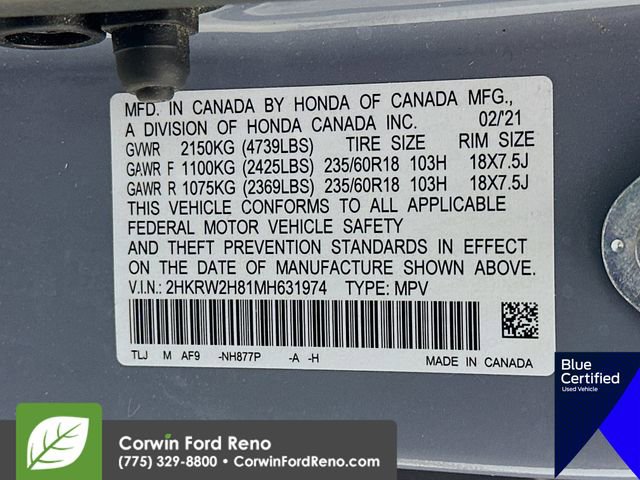 Used 2021 Honda CR-V EX-L image 34