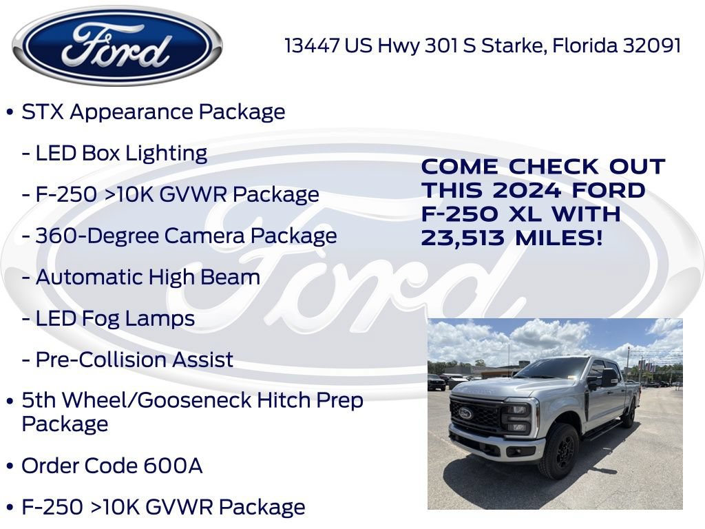 Certified 2024 Ford F250 XL w/ STX Appearance Package AWD/4WD image 17
