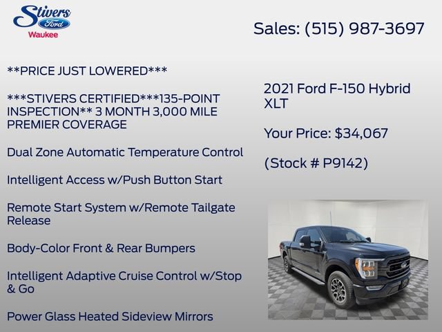 Certified 2021 Ford F150 XLT w/ Equipment Group 302A High AWD/4WD image 28