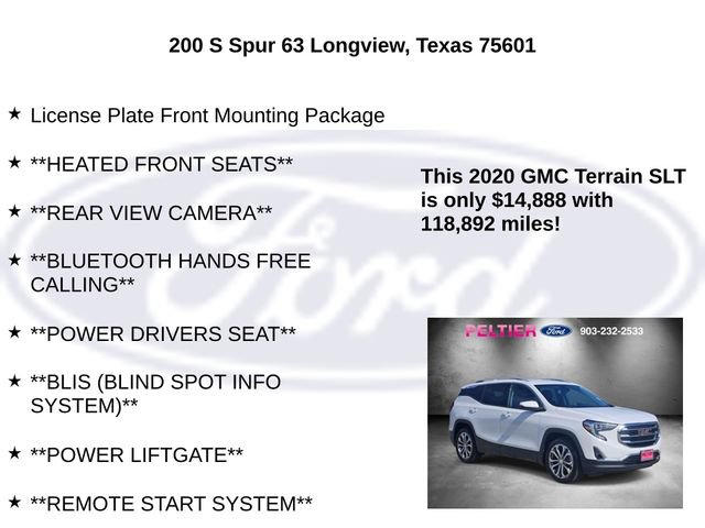 Used 2020 GMC Terrain SLT w/ Preferred Package FWD image 10