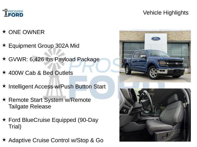 Certified 2024 Ford F150 XLT w/ Equipment Group 302A MID image 5