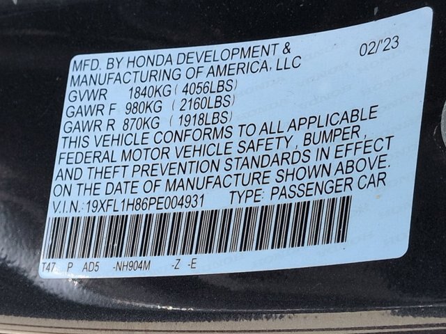 Used 2023 Honda Civic Sport Touring image 38