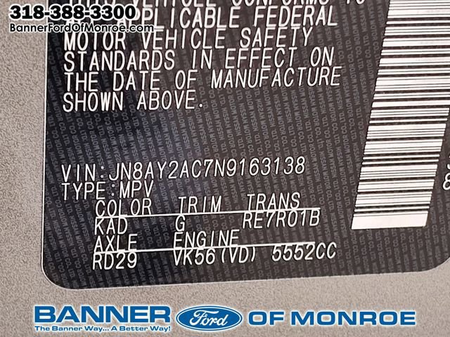 Used 2022 Nissan Armada SV image 12