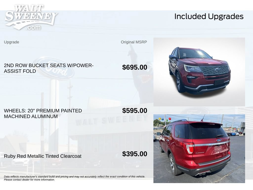 Certified 2019 Ford Explorer Platinum AWD/4WD image 12