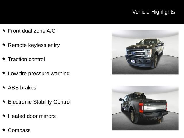 Certified 2022 Ford F250 Platinum w/ FX4 Off-Road Package AWD/4WD image 7