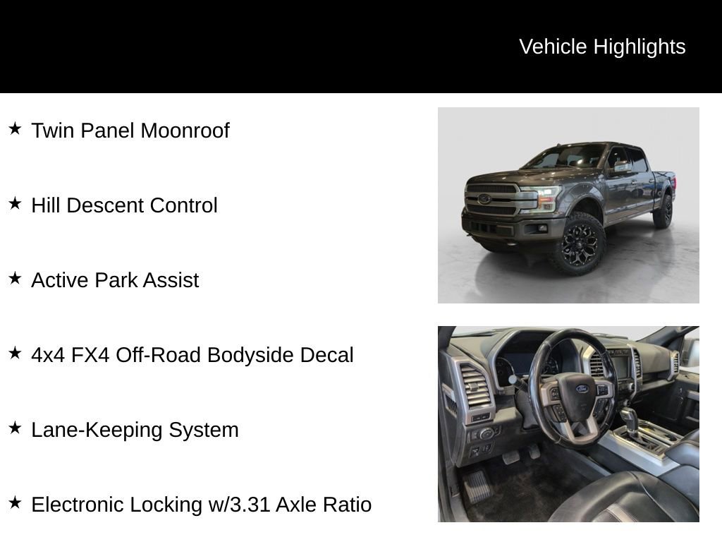 Certified 2018 Ford F150 Platinum w/ Technology Package image 21