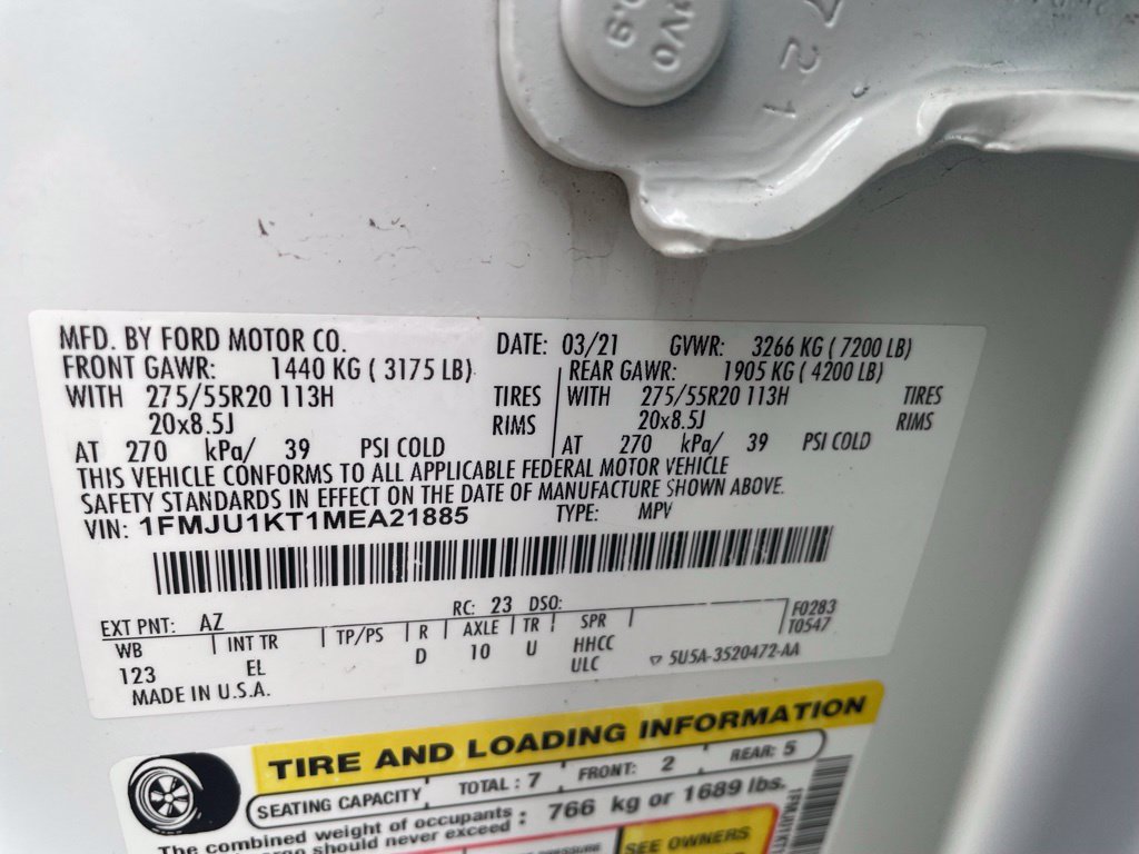 Certified 2021 Ford Expedition Limited RWD image 33