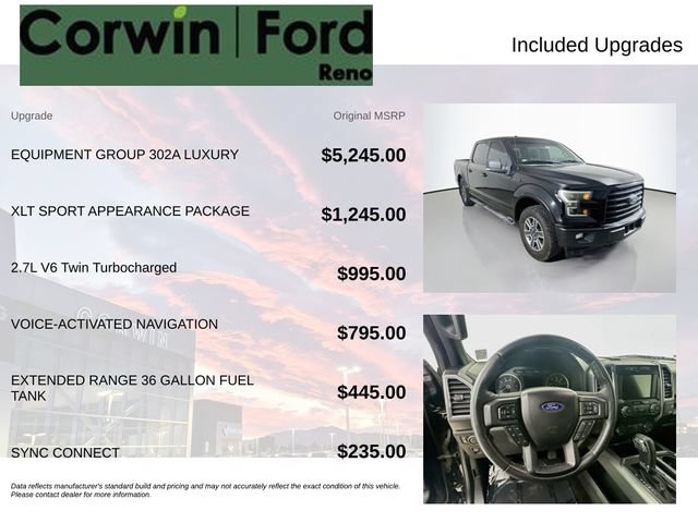 Certified 2017 Ford F150 XLT w/ Equipment Group 302A Luxury AWD/4WD image 3