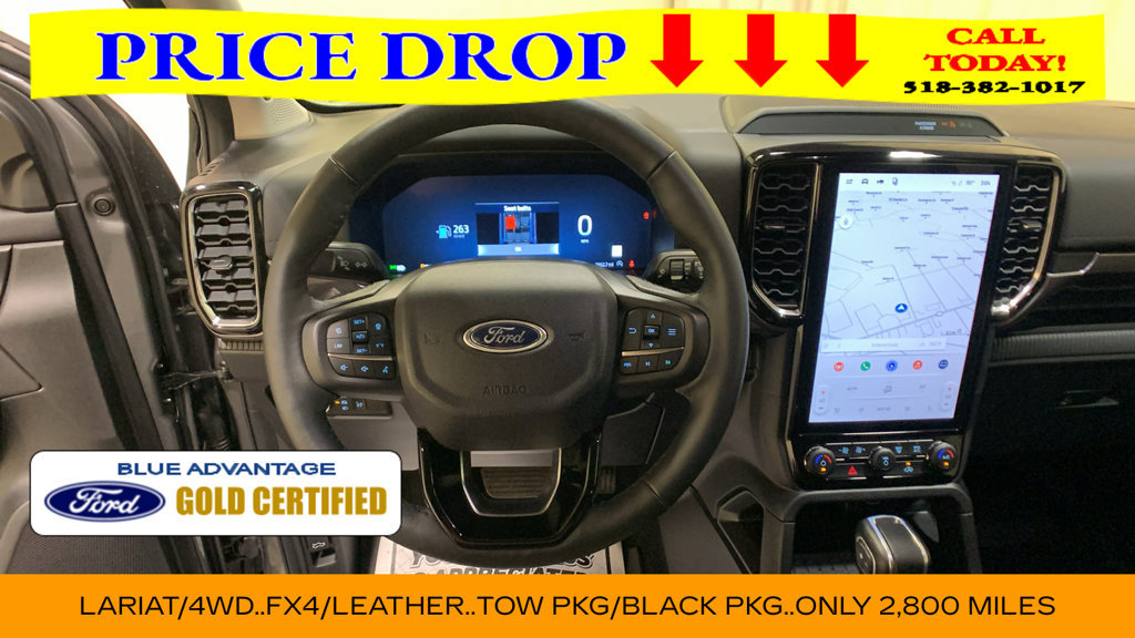 Certified 2025 Ford Ranger Lariat w/ FX4 Off-Road Package AWD/4WD image 33