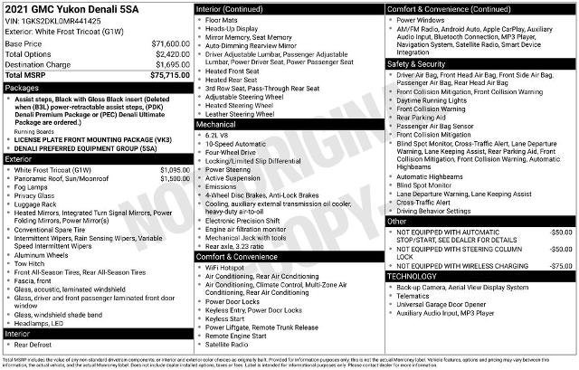 Used 2021 GMC Yukon Denali image 36