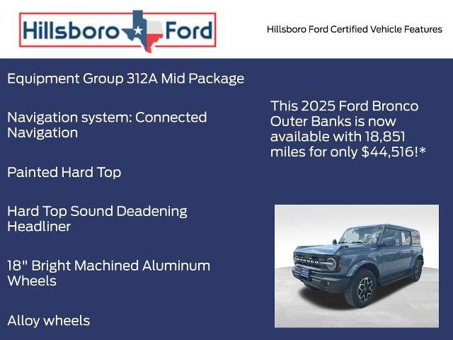 Certified 2025 Ford Bronco Outer Banks AWD/4WD image 5