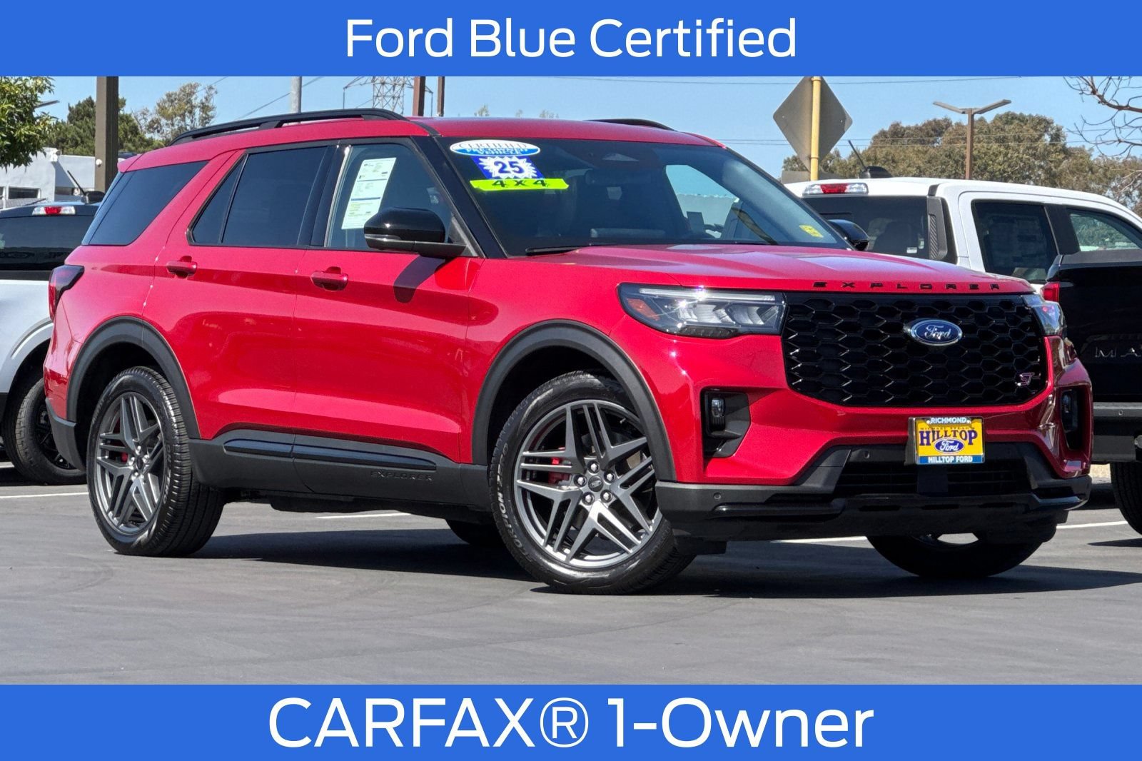 Certified 2025 Ford Explorer ST w/ Sun And Sound Package AWD/4WD image 2