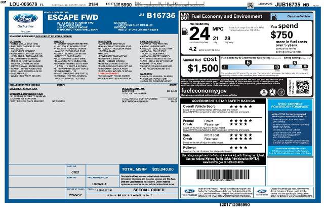 Certified 2018 Ford Escape Titanium image 2