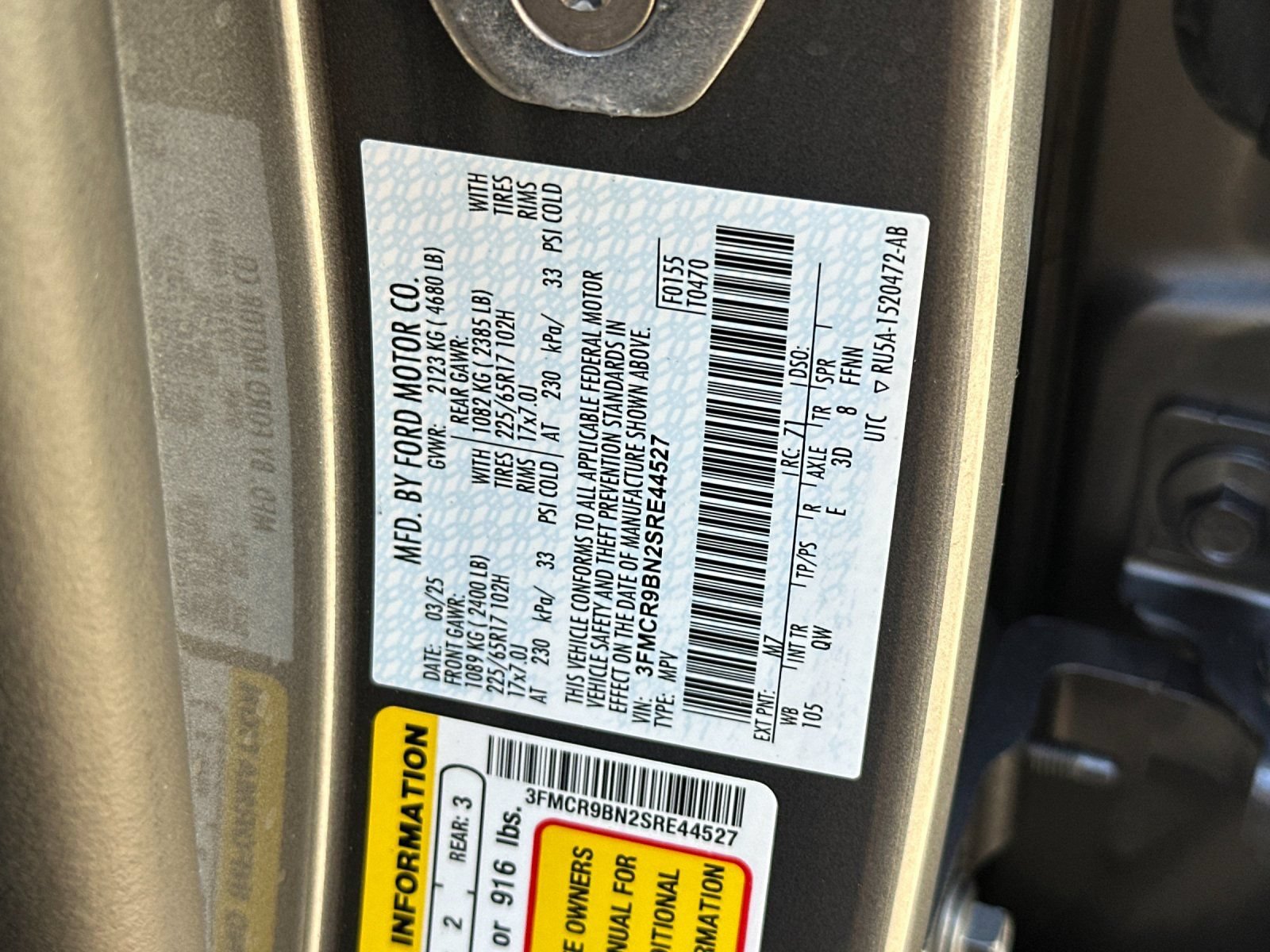 Certified 2025 Ford Bronco Sport Big Bend AWD/4WD image 41