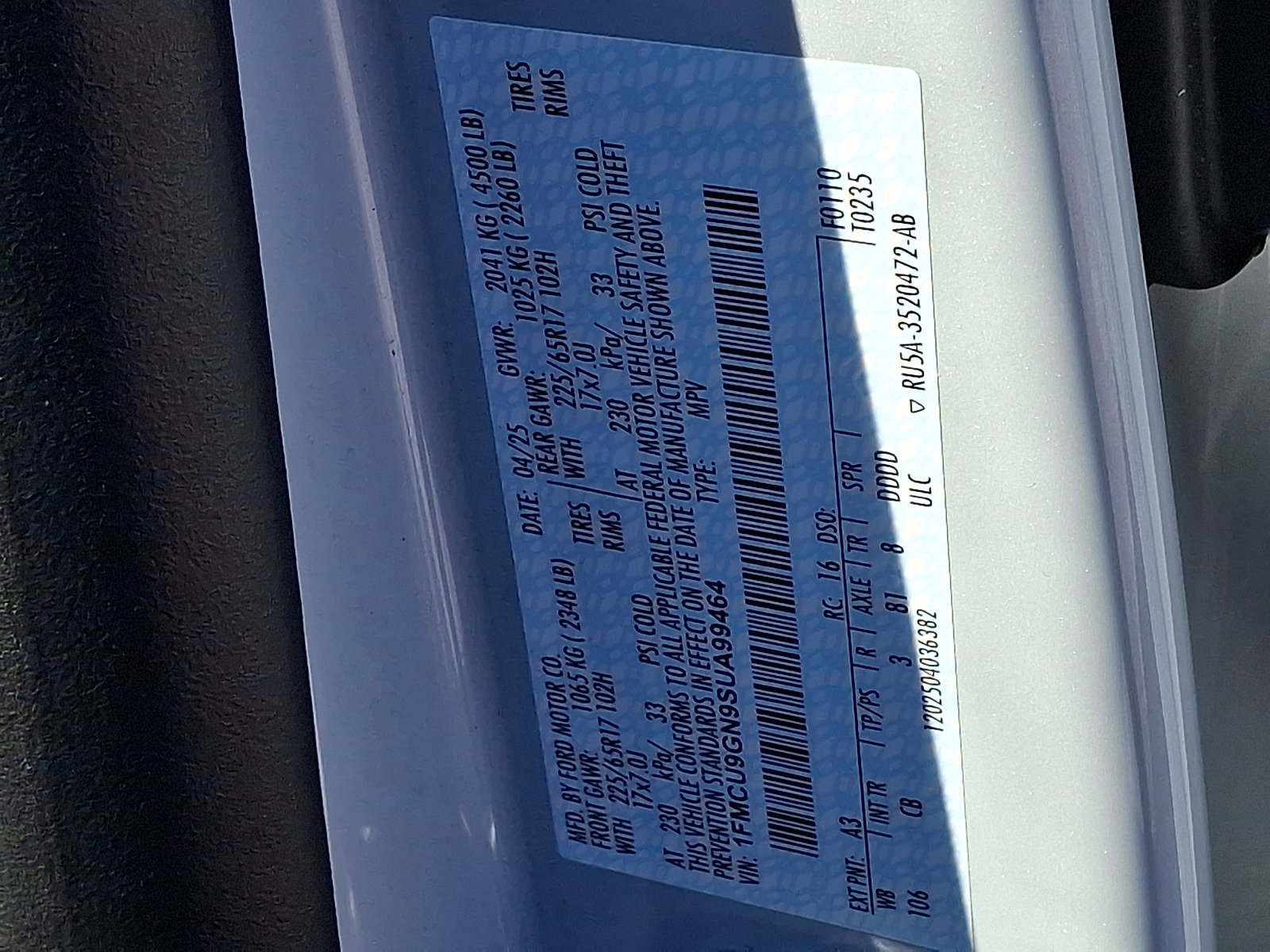 Certified 2025 Ford Escape Active image 29