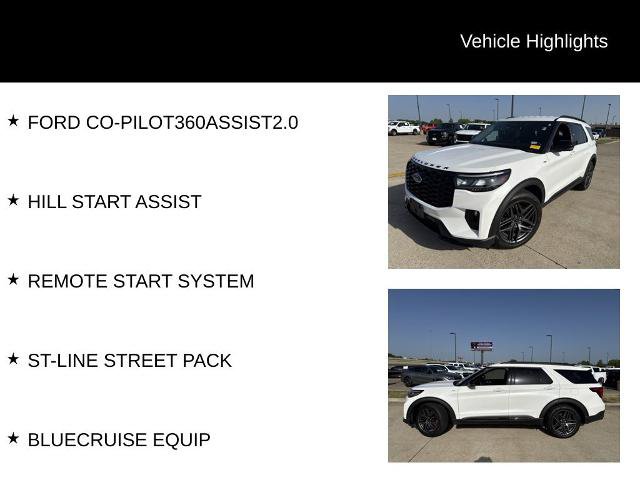 Certified 2025 Ford Explorer ST-Line w/ Premium Package RWD image 5