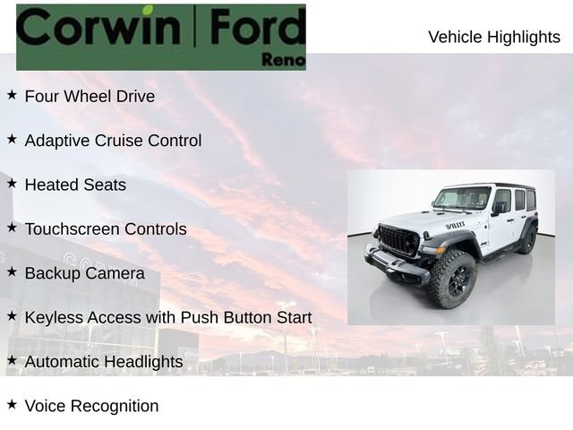 Used 2024 Jeep Wrangler Unlimited Sport AWD/4WD image 8