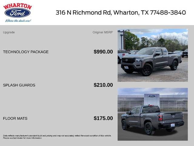 Used 2022 Nissan Frontier S w/ Technology Package RWD image 2