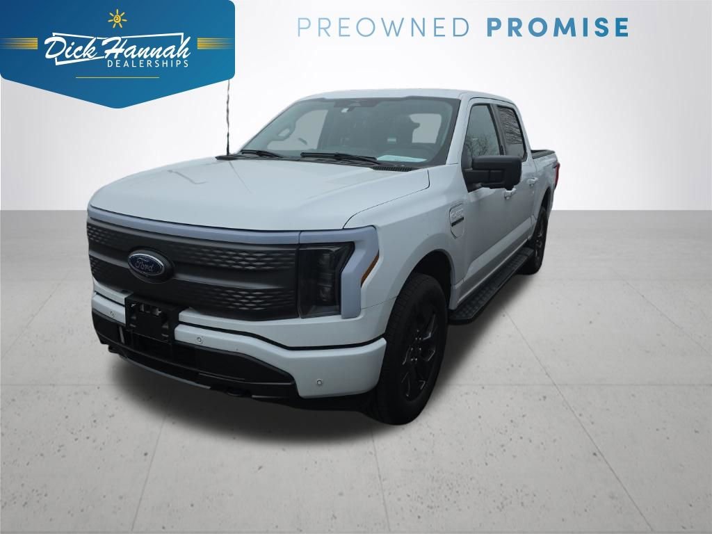 Certified 2023 Ford F150 Lightning XLT w/ Equipment Group 312A High image 1