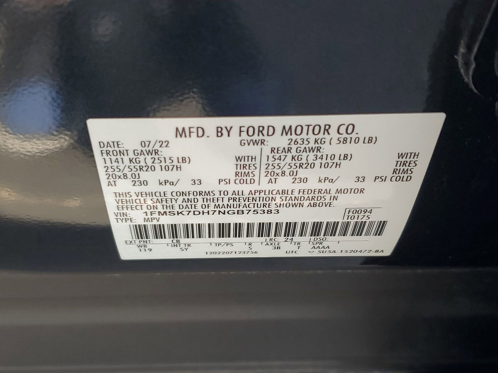 Certified 2022 Ford Explorer XLT w/ Equipment Group 202A RWD image 30