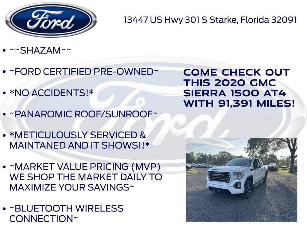Used 2020 GMC Sierra 1500 AT4 w/ AT4 Premium Package AWD/4WD image 6