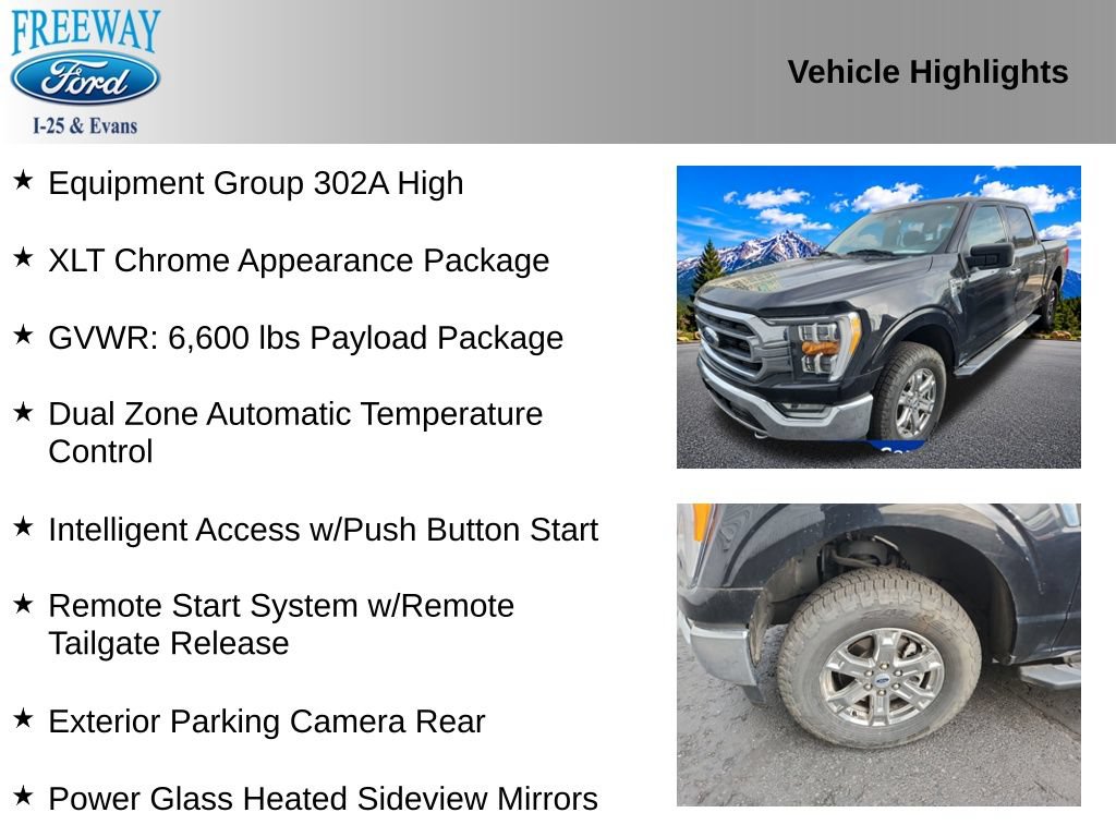 Certified 2021 Ford F150 XLT w/ Equipment Group 302A High AWD/4WD image 4