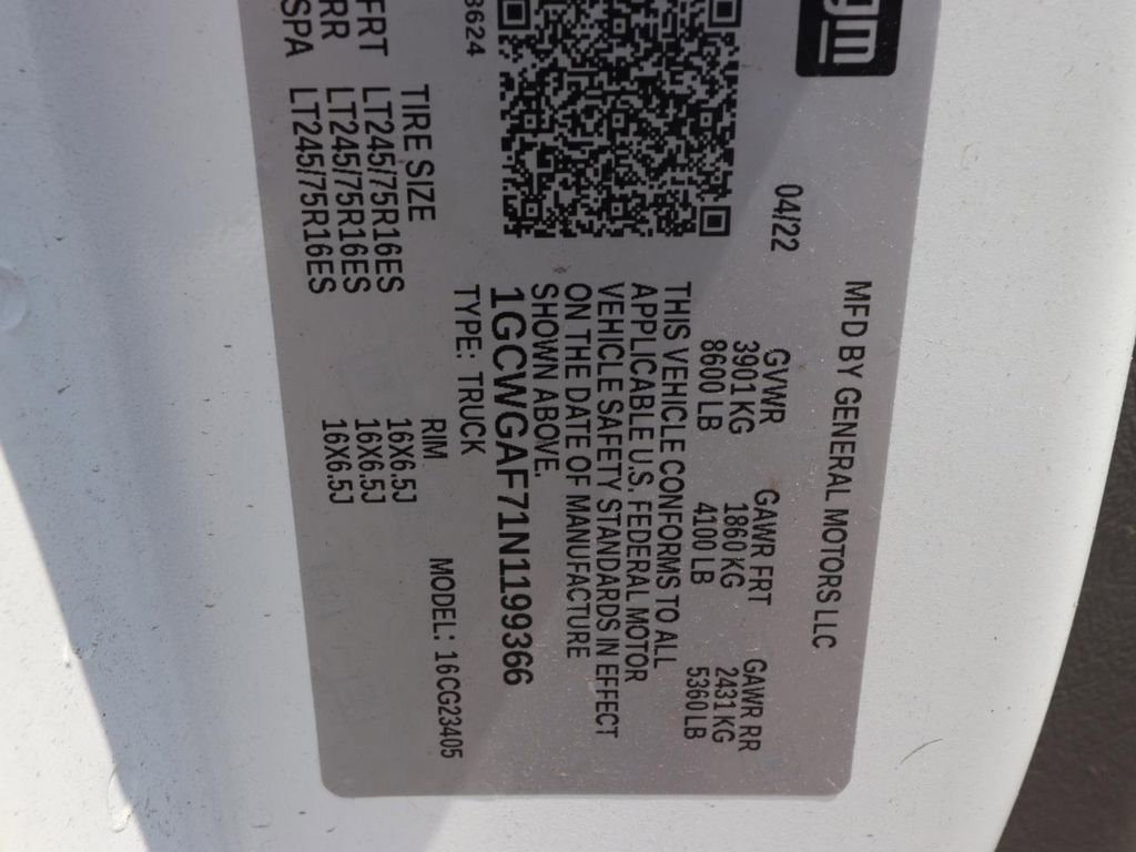 Used 2022 Chevrolet Express 2500 w/ Driver Convenience Package RWD image 23