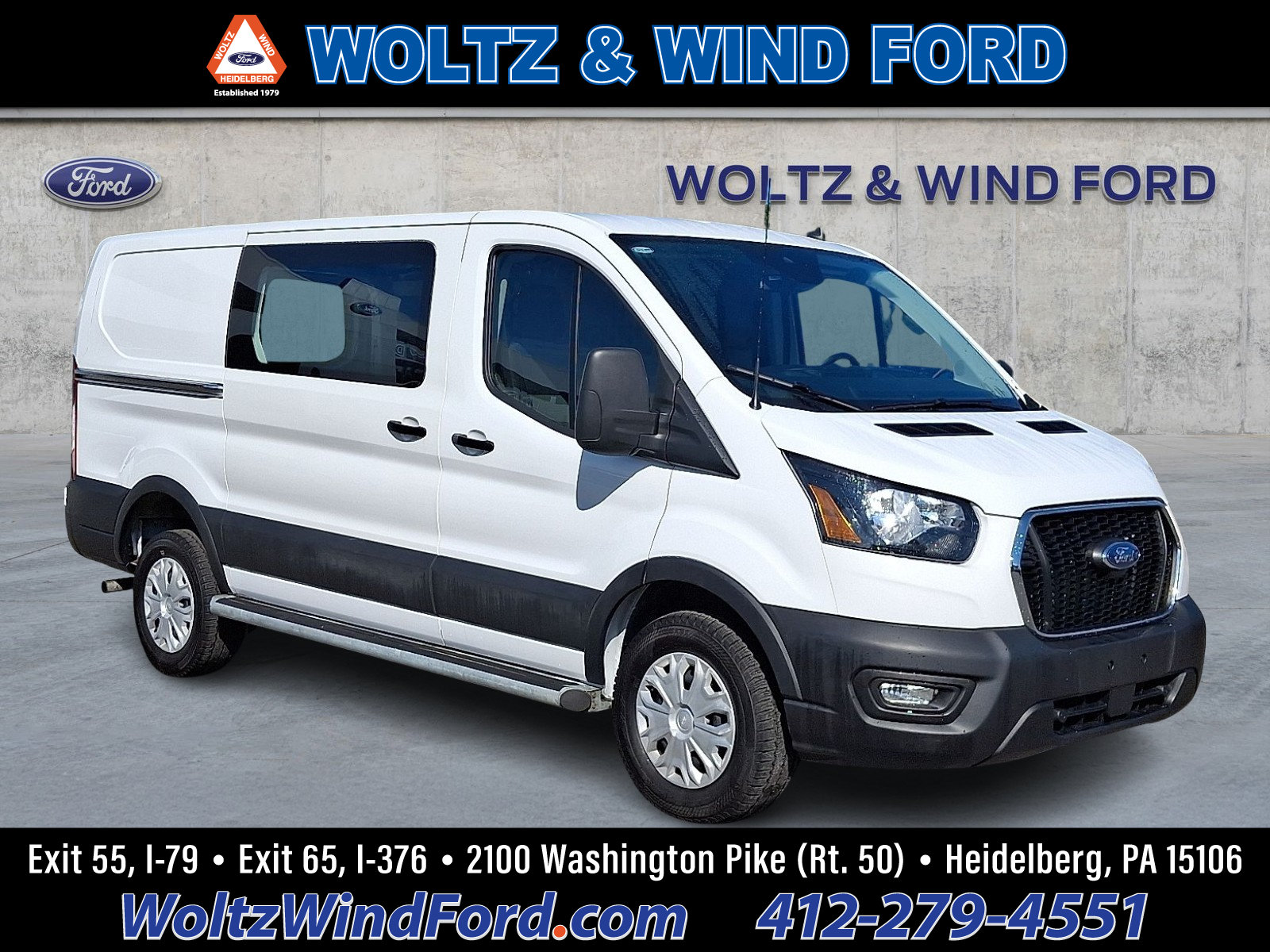 Certified 2025 Ford Transit 250 Low Roof w/ Exterior Upgrade Package RWD image 1