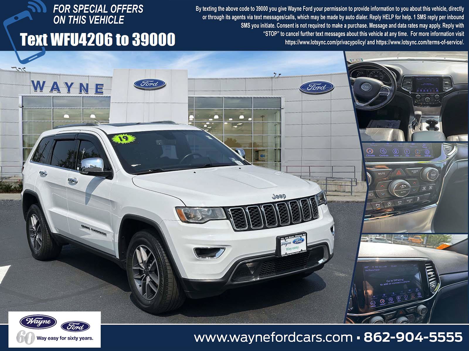 Used 2019 Jeep Grand Cherokee Limited AWD/4WD image 1