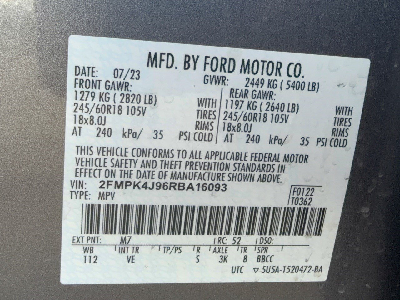 Certified 2024 Ford Edge SEL w/ Convenience Package AWD/4WD image 31