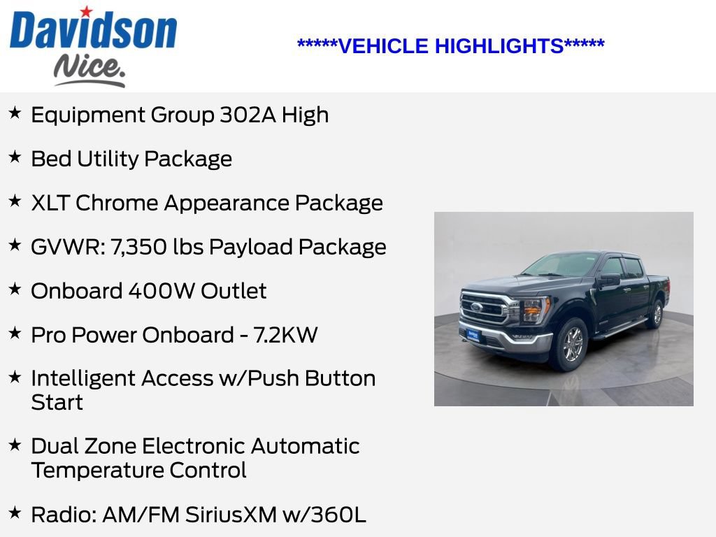 Certified 2023 Ford F150 XLT w/ Equipment Group 302A High AWD/4WD image 5