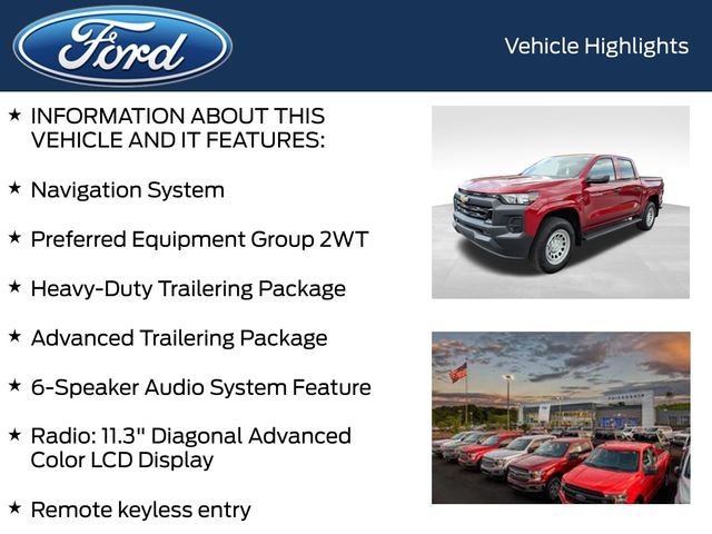 Used 2025 Chevrolet Colorado W/T w/ Advanced Trailering Package RWD image 5