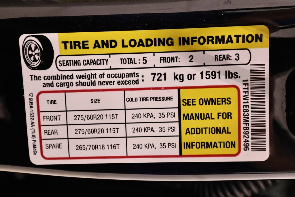 Certified 2021 Ford F150 Lariat w/ Equipment Group 502A High AWD/4WD image 43
