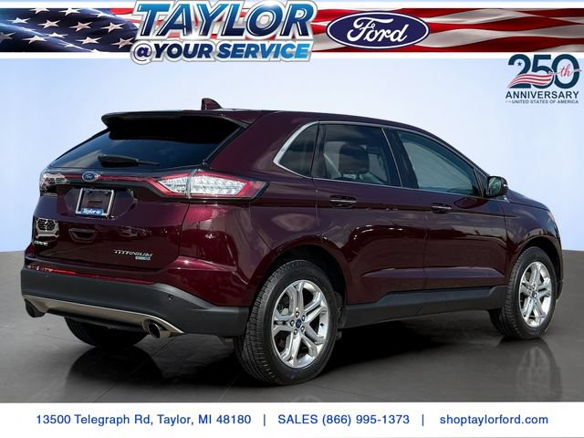 Certified 2018 Ford Edge Titanium w/ Ford Safe & Smart Package AWD/4WD image 4