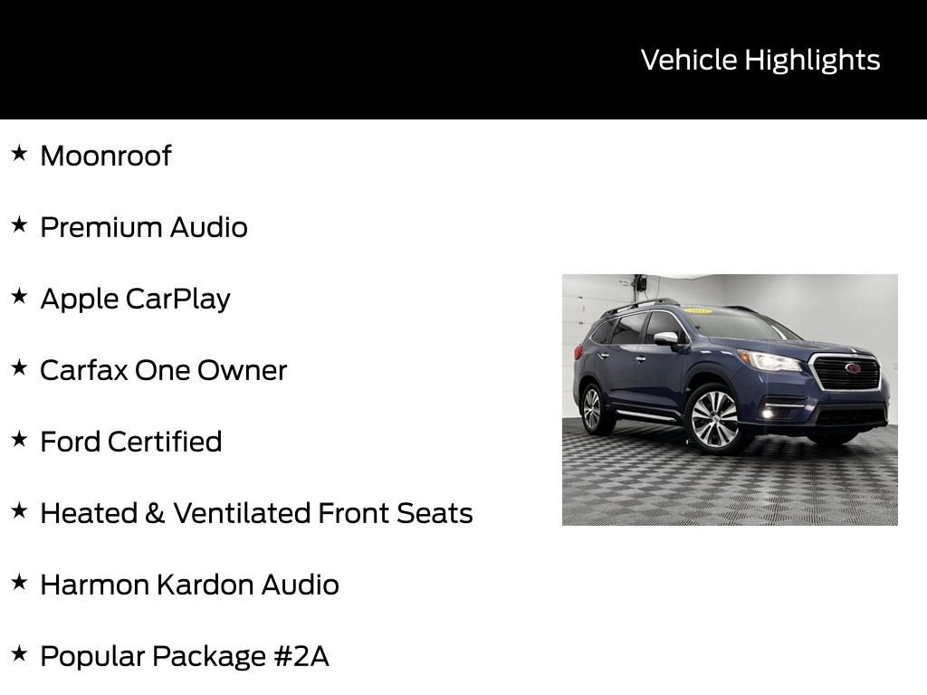 Used 2021 Subaru Ascent Touring w/ Popular Package #2A image 2