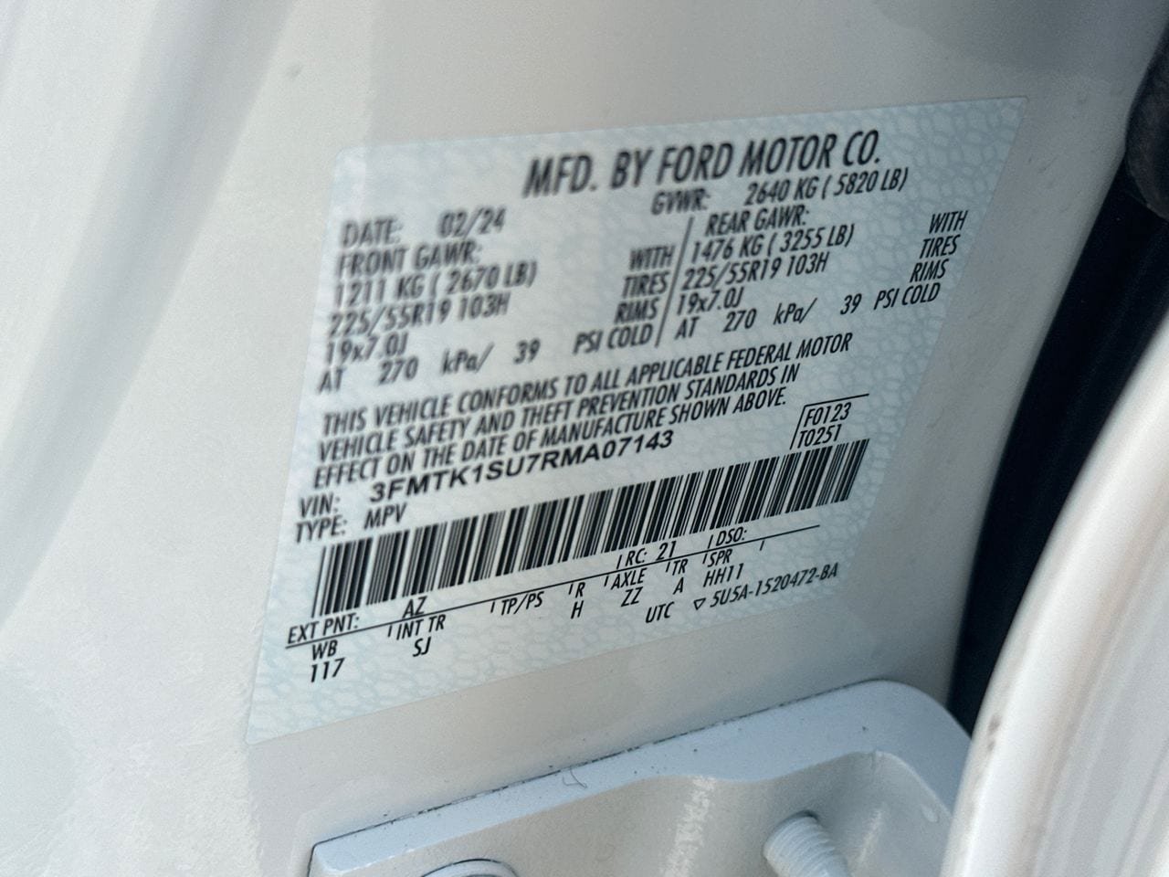 Certified 2024 Ford Mustang Mach-E Select w/ Comfort Package Lite AWD/4WD image 35