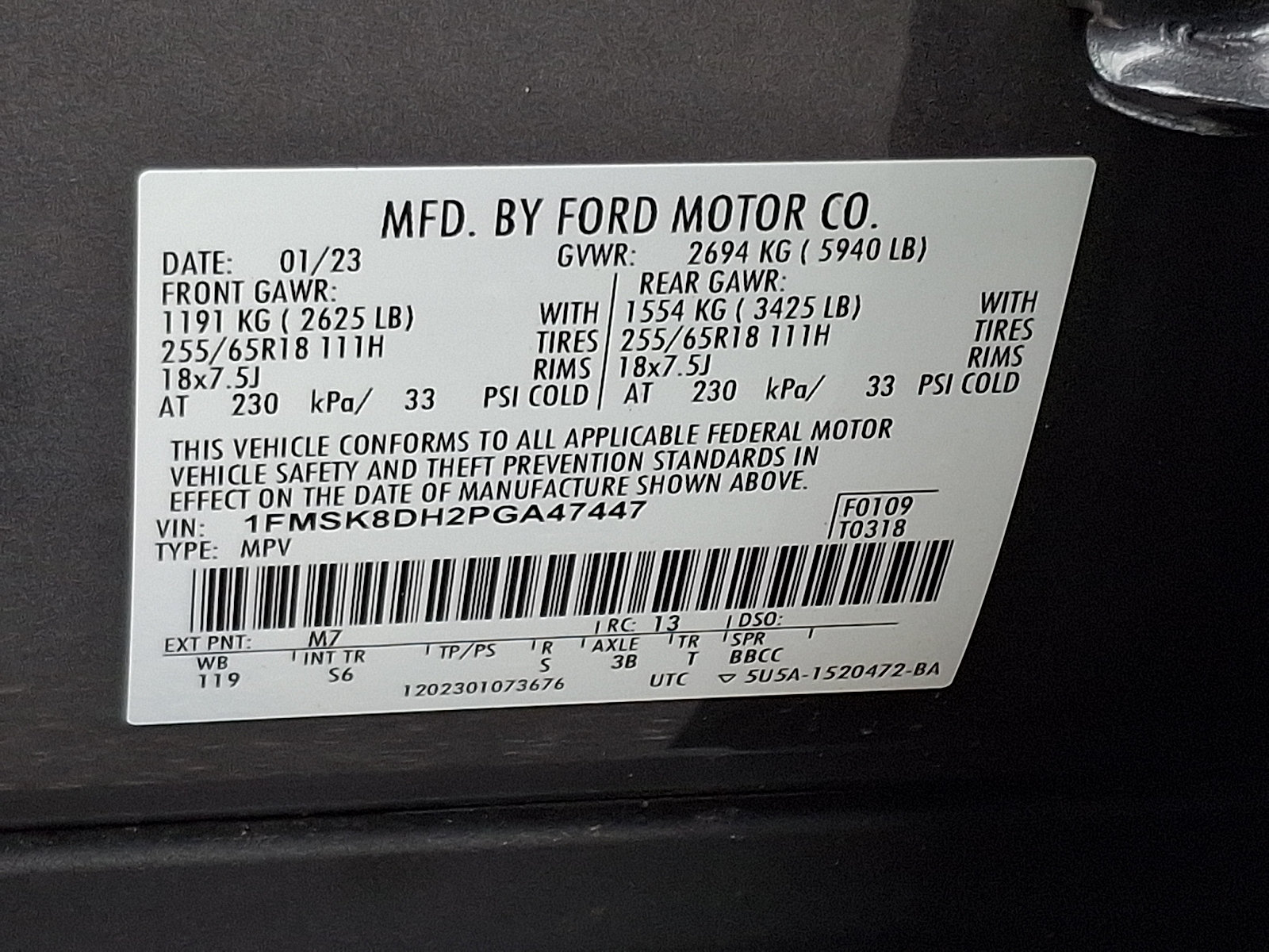 Certified 2023 Ford Explorer XLT w/ Equipment Group 202A AWD/4WD image 27