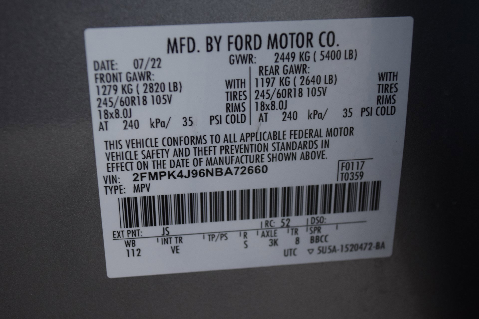 Certified 2022 Ford Edge SEL w/ Convenience Package image 26