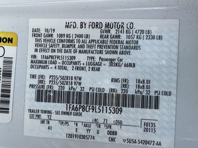 Certified 2020 Ford Mustang GT Premium image 26